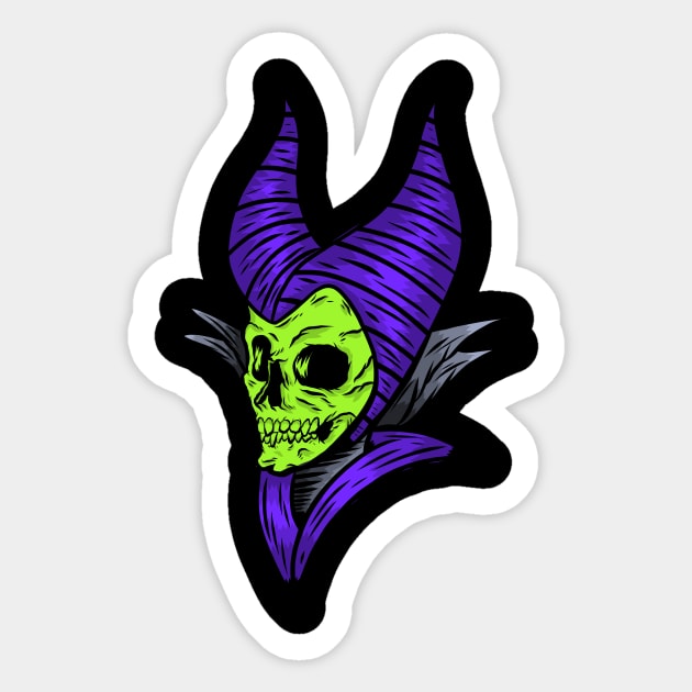 Queen of Darkness Sticker by ryandraws_stuff